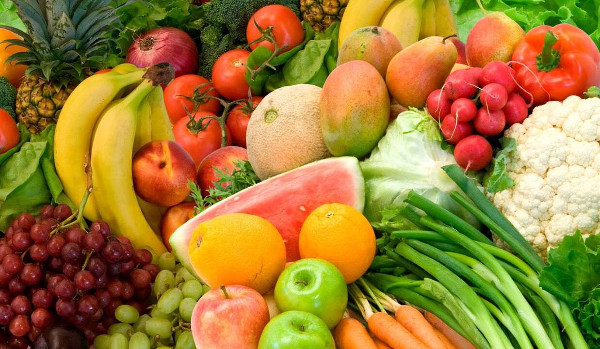 Verduras e froitas para restaurar a visión